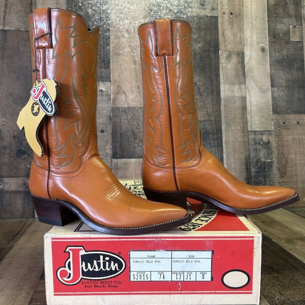 Justin Boots Tan Cowboy & Western Boots